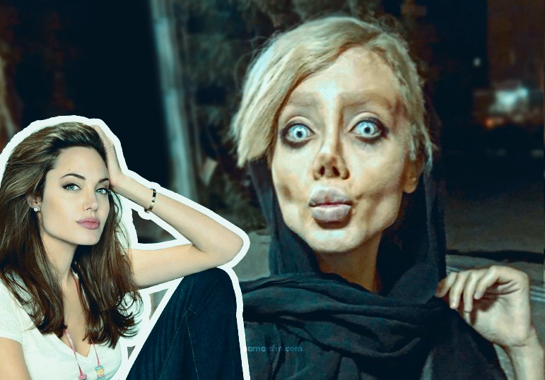 Zombie Look-a-like of Angelina Jolie Sahar Tabar sentenced to jail for 10 years!