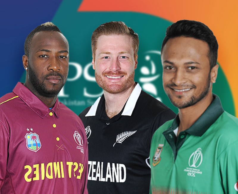 Guptill, Russell and Shakib to feature in remaining Pakistan Super League 6 matches