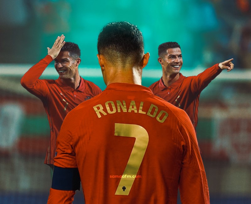 Cristiano Ronaldo of Portugal sets a new men's international scoring record