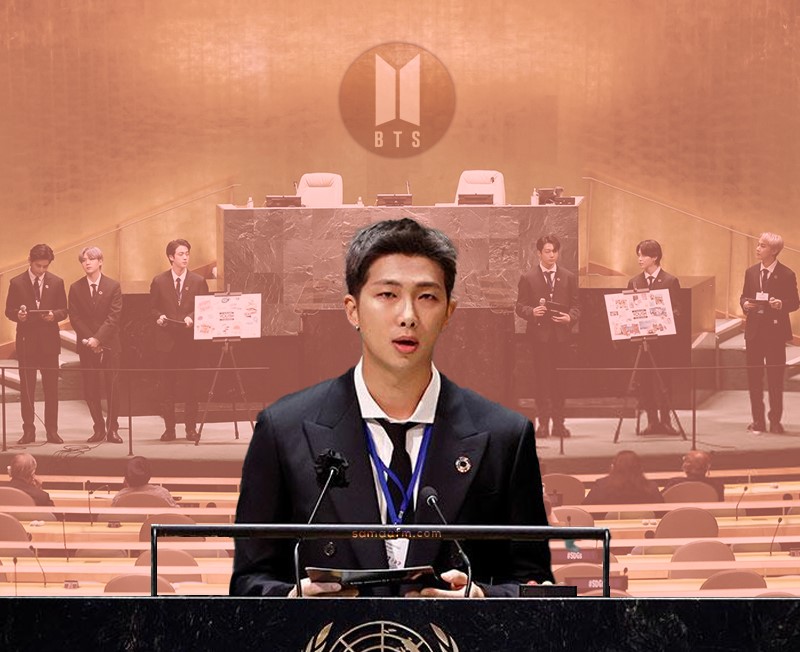BTS sing their way through United Nations Headquarters