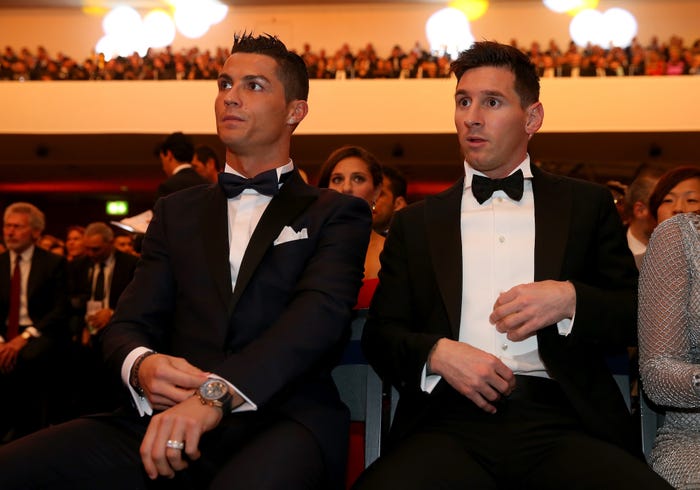 Ronaldo and Messi