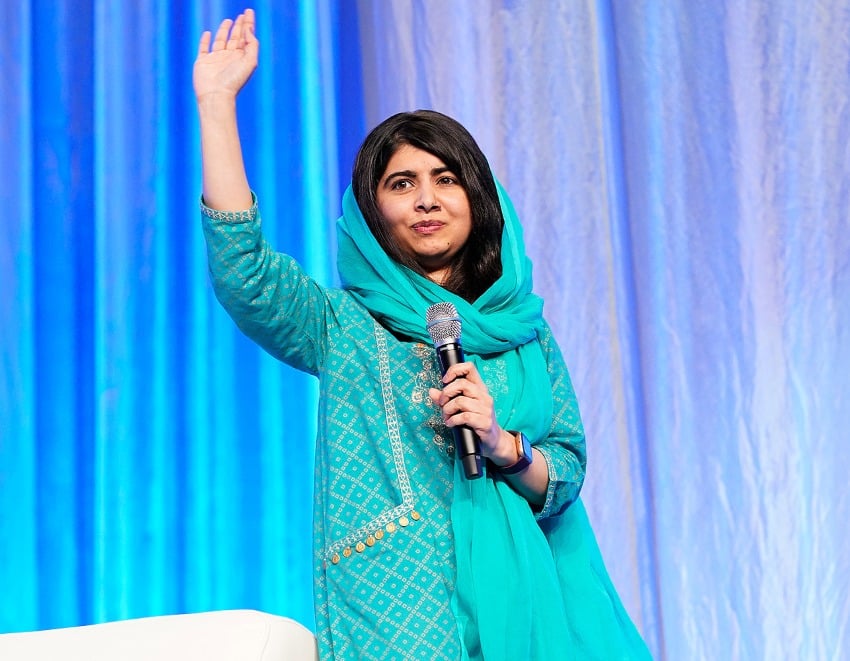 Malala says that women have the right to choose between burqa and bikini