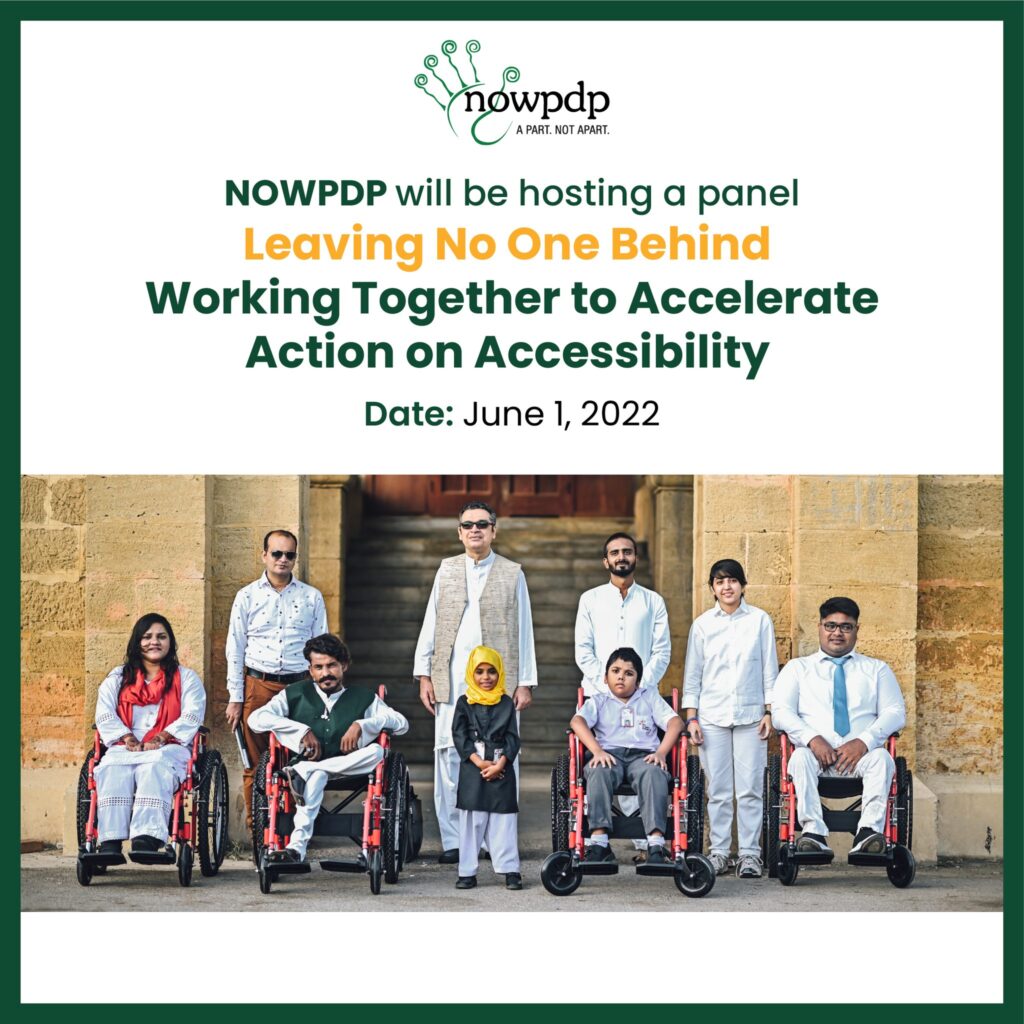 Leaving No One Behind – NOWPDP's initiative Working Together to Accelerate Action on Accessibility